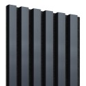 Lamellenleisten aus MDF auf Filz 275 x 30 cm - Anthrazit (Klemp)
