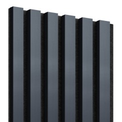 Lattes MDF sur feutre 275x30 cm - Anthracite (Klemp)