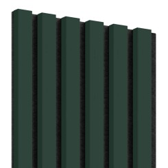 Lamellenleisten aus MDF auf Filz 275 x 30 cm - Flaschengrün (Klemp)