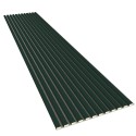 Listelli in MDF su feltro 275x30 cm - Verde bottiglia (Klemp) Listelli in MDF su feltro 275x30 cm - Verde bottiglia (Klemp)