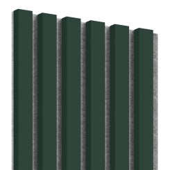 Lattes MDF sur feutre 275x30 cm - Vert bouteille (Klemp)