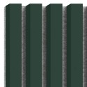 Listelli in MDF su feltro 275x30 cm - Verde bottiglia (Klemp) Listelli in MDF su feltro 275x30 cm - Verde bottiglia (Klemp)