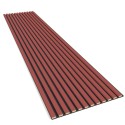 Lamellenleisten aus MDF auf Filz 275 x 30 cm - Koralle (Klemp)