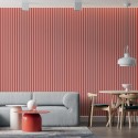 MDF latten op vilt 275x30 cm - Koraal (Klemp) MDF latten op vilt 275x30 cm - Koraal (Klemp)