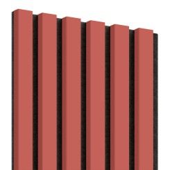 Listelli in MDF su feltro 275x30 cm - Corallo (Klemp)