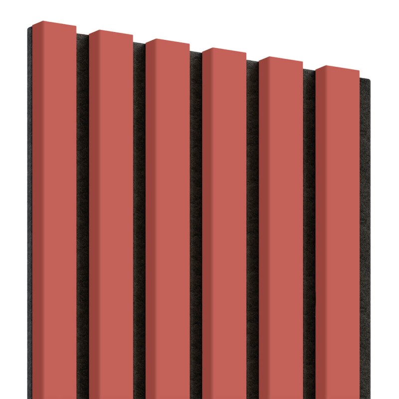 MDF laths on felt 275x30 cm - Coral (Klemp) - MDF slats on felt MDF laths on felt 275x30 cm - Coral (Klemp) - MDF slats on felt