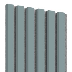 Listones MDF sobre fieltro 275x30 cm - Gris escandinavo (Klemp)