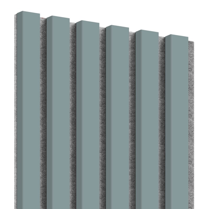 Lamellenleisten aus MDF auf Filz 275 x 30 cm - Skandinavisches Grau (Klemp) - MDF Lamellen auf Filz Lamellenleisten aus MDF auf Filz 275 x 30 cm - Skandinavisches Grau (Klemp) - MDF Lamellen auf Filz