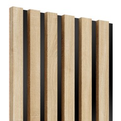 MDF latten op paneel 275x30 cm - Sonoma eik (Klemp)