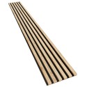 Lattes MDF sur panneau 275x30 cm - Chêne Sonoma (Klemp) Lattes MDF sur panneau 275x30 cm - Chêne Sonoma (Klemp)
