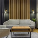 MDF latten op paneel 275x30 cm - Walnoot (Klemp)