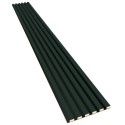 MDF latten op paneel 275x30 cm - Flesgroen (Klemp) MDF latten op paneel 275x30 cm - Flesgroen (Klemp)