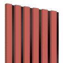 MDF latten op paneel 275x30 cm - Koraal (Klemp) MDF latten op paneel 275x30 cm - Koraal (Klemp)