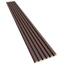 MDF latten op paneel 275x30 cm - Poederroze (Klemp) MDF latten op paneel 275x30 cm - Poederroze (Klemp)