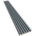 MDF laths on panel 275x30 cm - Scandinavian Grey (Klemp) MDF laths on panel 275x30 cm - Scandinavian Grey (Klemp)