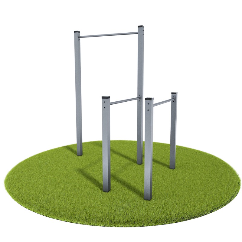 Outdoor Workout Platz - Modell 3 (Klemp) - Calisthenics Geräte Outdoor Workout Platz - Modell 3 (Klemp) - Calisthenics Geräte