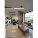 Wolnostojąca ścianka z lameli - Dąb naturalny - 22x70 (Klemp) Wolnostojąca ścianka z lameli - Dąb naturalny - 22x70 (Klemp)