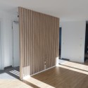 Freistehende Lamellenwand - Schwarz Matt - 22x70 (Klemp) Freistehende Lamellenwand - Schwarz Matt - 22x70 (Klemp)
