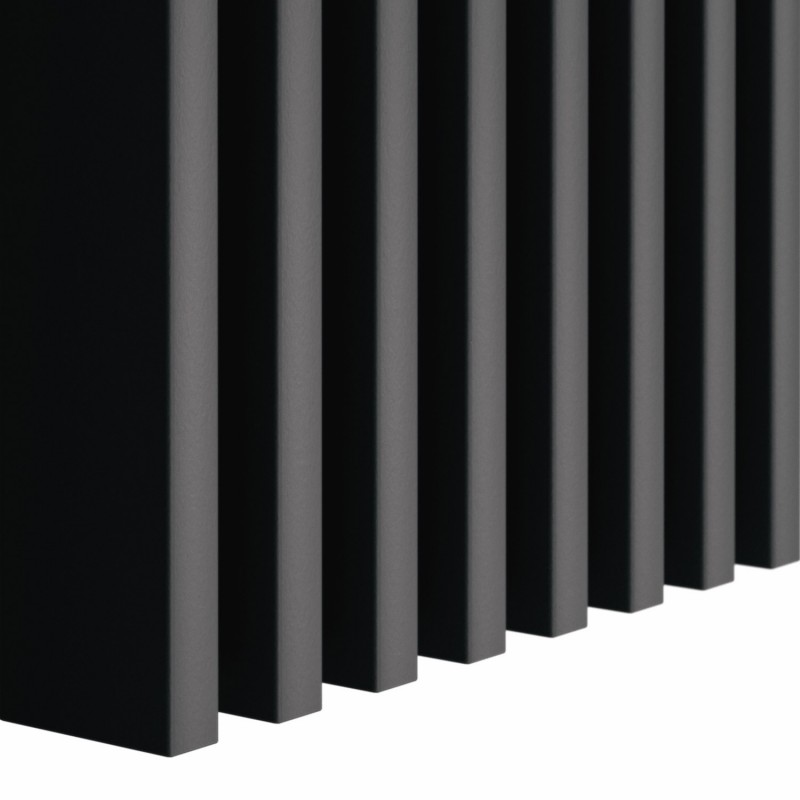MDF Lamellen Freistehende 22x90 - Schwarz Matt - 10 Stück (Klemp) - MDF Lamellen Wand MDF Lamellen Freistehende 22x90 - Schwarz Matt - 10 Stück (Klemp) - MDF Lamellen Wand