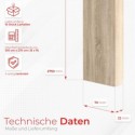 MDF Lamellen Freistehende 22x70 - Weiß Matt - 10 Stück (Klemp) MDF Lamellen Freistehende 22x70 - Weiß Matt - 10 Stück (Klemp)