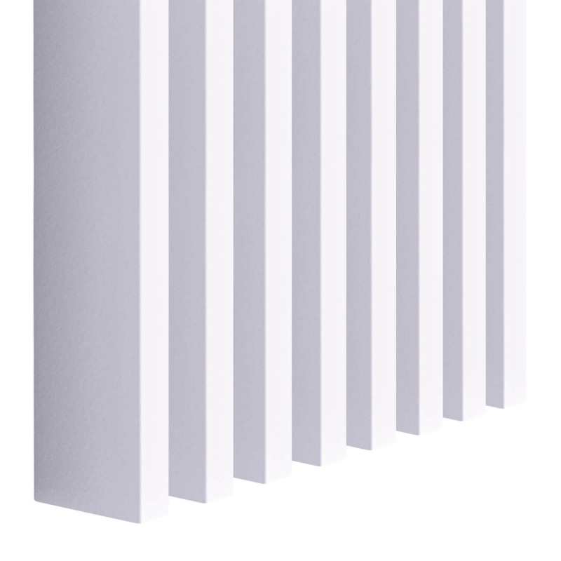 Listones de MDF independientes 22x70 - Estera blanca - 10 piezas (Klemp) - Separadores de ambientes Listones de MDF independientes 22x70 - Estera blanca - 10 piezas (Klemp) - Separadores de ambientes