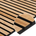 Pannello acustico impiallacciato naturale - Rovere naturale - 60x240cm (Klemp) Pannello acustico impiallacciato naturale - Rovere naturale - 60x240cm (Klemp)