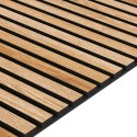 Pannello acustico impiallacciato naturale - Rovere naturale - 60x240cm (Klemp) Pannello acustico impiallacciato naturale - Rovere naturale - 60x240cm (Klemp)