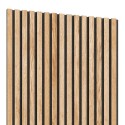 Pannello acustico impiallacciato naturale - Rovere naturale - 60x240cm (Klemp) Pannello acustico impiallacciato naturale - Rovere naturale - 60x240cm (Klemp)