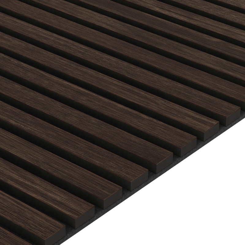 Panel acústico de chapa natural - Castaño - 60x240cm (Klemp) - Paneles acusticos Panel acústico de chapa natural - Castaño - 60x240cm (Klemp) - Paneles acusticos
