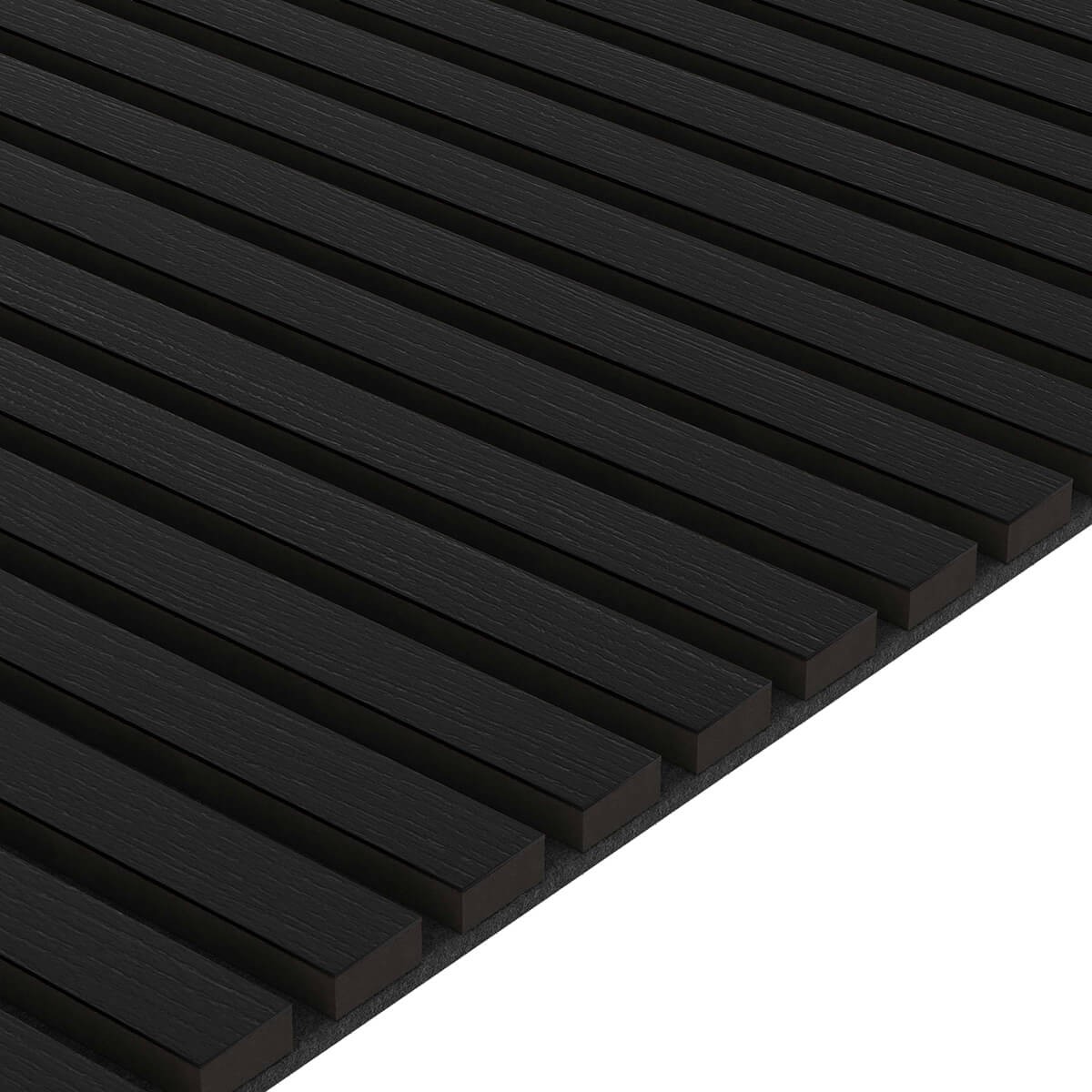 Akustikpaneel natur Furnier - Schwarze Eiche - 60x240cm