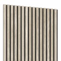 Pannello acustico impiallacciato naturale - Rovere sbiancato - 60x240cm (Klemp) Pannello acustico impiallacciato naturale - Rovere sbiancato - 60x240cm (Klemp)