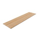 Panel akustyczny fornirowany - Dąb naturalny/Szary - 60x240cm (Klemp) Panel akustyczny fornirowany - Dąb naturalny/Szary - 60x240cm (Klemp)