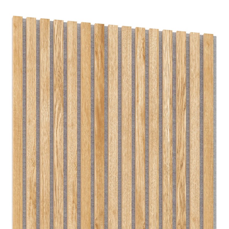 Panneaux Acoustiques Chêne Clair Sonoma 275cm X 60cm X 9mm - Rouleaux Décoratifs Insonorisants