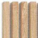 MDF laths on felt 275x30 cm - Oak veneer (Klemp) MDF laths on felt 275x30 cm - Oak veneer (Klemp)