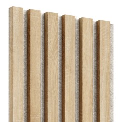 Lattes MDF sur feutre 275x30 cm - Chêne Sonoma (Klemp)
