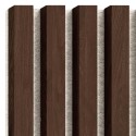 MDF laths on felt 275x30 cm - Walnut (Klemp) MDF laths on felt 275x30 cm - Walnut (Klemp)