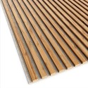 MDF laths on felt 275x30 cm - Wotan oak (Klemp) MDF laths on felt 275x30 cm - Wotan oak (Klemp)