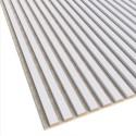 Lamellenleisten aus MDF auf Filz 275 x 30 cm - Weiß (Klemp) Lamellenleisten aus MDF auf Filz 275 x 30 cm - Weiß (Klemp)