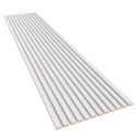Lamellenleisten aus MDF auf Filz 275 x 30 cm - Weiß (Klemp) Lamellenleisten aus MDF auf Filz 275 x 30 cm - Weiß (Klemp)