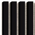Lamellenleisten aus MDF auf Filz 275 x 30 cm - Schwarz (Klemp) Lamellenleisten aus MDF auf Filz 275 x 30 cm - Schwarz (Klemp)
