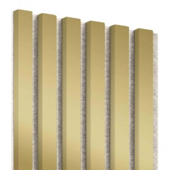 Lattes MDF sur feutre 275x30 cm - Brillance dorée (Klemp)