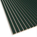 Lamellenleisten aus MDF auf Filz 275 x 30 cm - Flaschengrün (Klemp)