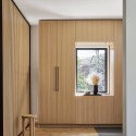 Vrijstaande lattenwand - Wotan eiken - 22x90 (Klemp) Vrijstaande lattenwand - Wotan eiken - 22x90 (Klemp)