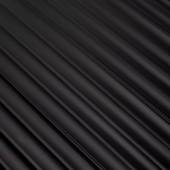 Paneles de pared de primera calidad ONDA Estera negra (Klemp)