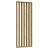 Free standing slat wall - Wotan oak - 22x90