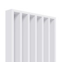 Muro de lamas autoportante - Estera blanca - 22x70 (Klemp) Muro de lamas autoportante - Estera blanca - 22x70 (Klemp)