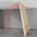 Free standing slat wall - White mat - 22x70 (Klemp) Free standing slat wall - White mat - 22x70 (Klemp)
