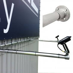 Set beugel + LED 20W / 3000K LED schijnwerper 5000lm IP65 - voor aan de wand (Klemp)