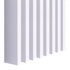 Lattes MDF autoportantes 22x90 - Tapis blanc - 10 pièces (Klemp)