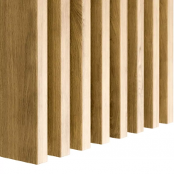 Vrijstaande MDF-latten 22x90 - Natuurlijk eiken - 10 stuks (Klemp)